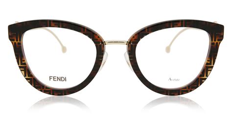 Fendi FF 0417 2IK Eyeglasses in Dark Havana